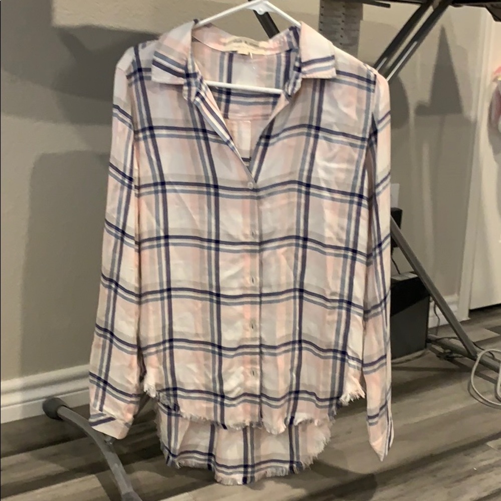 Cloth&stone flannel shirt sz Small